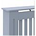 Copertura per radiatori 2 pcs Grigio 172 x 19 x 81.5 cm - Foto miniatura 9