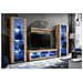 Komodee, Set di mobili porta TV Tivoli Grande RTV, Wotan, LED Blu, Larghezza 250 cm x Altezza 159 cm x Profondità 35 cm, Per soggiorno, Camera da letto - Foto miniatura 2