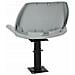 Sedile per Barca con Supporto Altezza Regolabile Girevole 360° - Foto miniatura 7