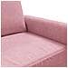 Divano a 2 Posti Rosa 120 cm in Velluto - Foto miniatura 7