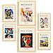 Set Di 6 Stampe Da Picasso E Matisse Alle Stampe Del Secolo Scorso Del Fauvismo E Del Surrealismo Per L'interior Design A3 & A4 Telaio In Legno Chiaro - Foto miniatura 1