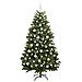 Albero di Natale artificiale Verde 180 cm PVC e Metallo - Foto miniatura 4
