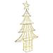 Albero di Natale con 240 LED Bianco caldo 180 cm PET - Foto miniatura 1