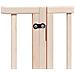 Cancello per Cani Pieghevole 6 Pannelli 480 cm Legno di Pioppo - Foto miniatura 7