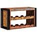 Portabottiglie 100 x 45 x 33 cm Legno massello riciclato - Foto miniatura 2
