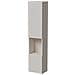 Mobile Espositore Botte - Vetrina 4 Ripiani, 39.9x29.8x180h Cm Beige - Foto miniatura 1