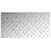 Dischi Quadrati 2 pcs Argento 100 x 50 cm Alluminio - Foto miniatura 4