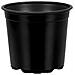 Vaso per Fiori 100 pcs Nero Ø 15 x 13 cm Plastica - Foto miniatura 1