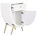 Comodino Vkh16-bianco-mdf-60x32x79 Cm - Foto miniatura 5