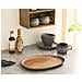 Vassoio Decorativo In Legno Di Acacia 39x28 Cm — Tono Miele Naturale - Foto miniatura 4
