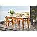 Vassoio Decorativo In Legno Di Acacia 39x28 Cm — Tono Miele Naturale - Foto miniatura 6