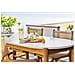 Vassoio Decorativo In Legno Di Acacia 39x28 Cm — Tono Miele Naturale - Foto miniatura 7