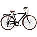Bici Uomo Telaio Alluminio Linea Vintage Misura 28 Bicicletta Cambio 21v City Bike Vintage Completa Accessori Dettagli Marroni - 52 Nero Opaco - Foto miniatura 1
