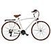 Bici Uomo Telaio Alluminio Linea Vintage Misura 28 Bicicletta Cambio 21v City Bike Vintage Completa Accessori Dettagli Marroni - 52 Nero Opaco - Foto miniatura 3