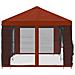 Gazebo con pareti laterali 6 x 3 m Terracotta - Foto miniatura 4