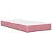 Struttura letto con materasso Rosa 100 x 200 cm Velluto - Foto miniatura 5