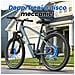 Bicicletta Elettrica GT300 26 Pollici E-bike 250W, Batteria 36V 10Ah 7 Velocità Autonomia 30-50km Blu - Foto miniatura 4