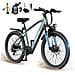 Bicicletta Elettrica GT300 26 Pollici E-bike 250W, Batteria 36V 10Ah 7 Velocità Autonomia 30-50km Blu - Foto miniatura 1