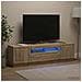 Mobile TV LED Rovere Sonoma Legno ingegnerizzato - Foto miniatura 4
