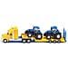 DieCast 1:87 Camion con Rimorchio con 2 Trattori New Holland 1805 - Foto miniatura 2