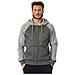 Felpa Uomo Work Full Zip Con Cappuccio L Grigio - Foto miniatura 1