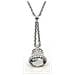 Collana Din Don Donna Pendente Campane Cristalli Big Sti01 - Foto miniatura 2