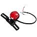 Fanale Faro Rosso Posteriore Moto Scooter Led Portatarga Universale Nero 12v - Foto miniatura 3