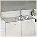 Lavello da Cucina Doppia Vasca Argento 1200x600x155 mm Acciaio - Foto miniatura 3
