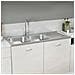 Lavello da Cucina Doppia Vasca Argento 1200x600x155 mm Acciaio - Foto miniatura 4
