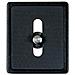 Piastra di Rilascio Rapido 5.1 x 4.2 cm Nero QS-39 - Foto miniatura 2