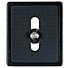 Piastra di Rilascio Rapido 5.1 x 4.2 cm Nero QS-39 - Foto miniatura 1