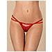 838-THO-3 S / M Pantaloncino Thong panties Rosso - Foto miniatura 1