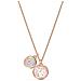 Pendente Tahlia Double, Rosa, Placcato Color Oro Rosa - Foto miniatura 1