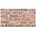 Pannelli Murali 3d Con Design A Mattoni Rossi 10 Pz Eps - Foto miniatura 4