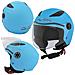 Casco Scooter Moto Bambino Ragazzo Protettivo Certificato Ece2205 Azzurro M - Foto miniatura 1