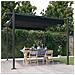 Pergola Da Giardino Con Tetto Retrattile 3x3 M Antracite - Foto miniatura 1