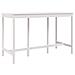 Tavolo da Bar Bianco 180x80x110 cm in Legno Massello di Pino - Foto miniatura 1