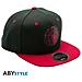 Game Of Thrones - Abystyle - Targaryen - Cappellino Cappello Snapback - Nero & Rosso - Regolabile One Size Adult - Foto miniatura 1