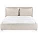 Letto Matrimoniale Contenitore Tessuto Beige Chiaro 160 X 200 Cm Bajonna - Foto miniatura 6