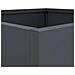 Fioriere 2 pz Antracite 49x47x46 cm Acciaio - Foto miniatura 9