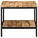 Tavolino Da Salotto 55x55x45 Cm Legno Massello Di Mango Grezzo - Foto miniatura 3