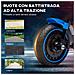 Moto Elettrica Per Bambini 18-36 Mesi In Pp E Metallo Con Rotelle E Fanale, 76x42x57 Cm, Blu E Nero - Foto miniatura 3
