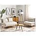Set Da Salotto 3 Posti Vestfold Tessuto Beige Chiaro - Foto miniatura 1