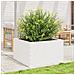 Fioriera Da Giardino Bianca 80x80x45,5cm Legno Massello Di Pino - Foto miniatura 3