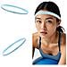 Fascia Sportiva Anti-scivolo Assorbi Sudore Ad Alta Elasticità Lightblue - Foto miniatura 1