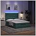 Struttura Letto Pouf con Materassi 140x200 cm in Velluto - Foto miniatura 3
