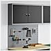 Set di armadietti e pannello attrezzi da parete in metallo nero a 3 pezzi - Foto miniatura 2