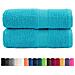 Asciugamani Premium SOLUND 2 pz Turchese 30x30 cm 600 g/m² - Foto miniatura 2