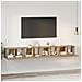 Set mobile TV 4 pcs rovere artigianale 60 x 30 x 30 cm - Foto miniatura 2
