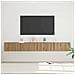Set mobile TV 4 pcs rovere artigianale 60 x 30 x 30 cm - Foto miniatura 4
